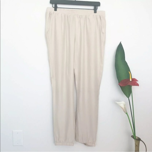 Jogger silk pants - Picture 1 of 6